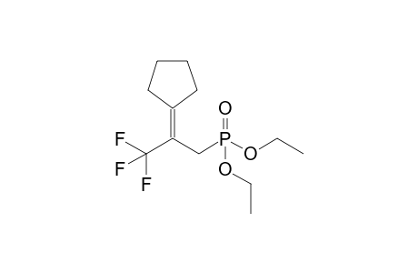 (3-diethoxyphosphoryl-1,1,1-trifluoropropan-2-ylidene)cyclopentane