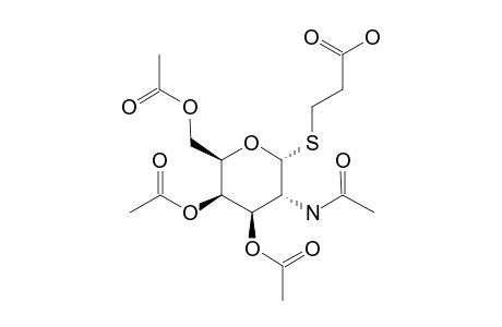 S-(2-ACETAMIDO-2-DEOXY-3,4,6-TRI-O-ACETYL-ALPHA-D-GALACTOPYRANOSYL)-3-THIOPROPIONIC-ACID