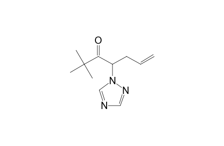 6-Hepten-3-one, 2,2-dimethyl-4-(1H-1,2,4-triazol-1-yl)-