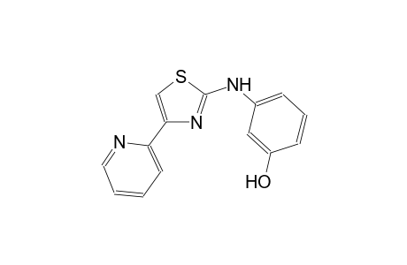 phenol, 3-[[4-(2-pyridinyl)-2-thiazolyl]amino]-