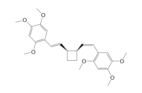 CIS-1-(2,4,5-TRIMETHOXY-E-STYRYL)-2-(2,4,5-TRIMETHOXY-Z-STYRYL)-CYCLOBUTANE