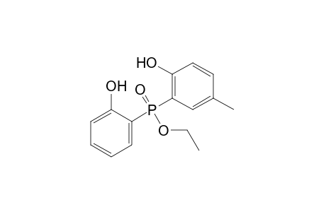 (o-hydroxyphenyl)(6-hydroxy-m-tolyl)phosphinic acid, ethyl ester