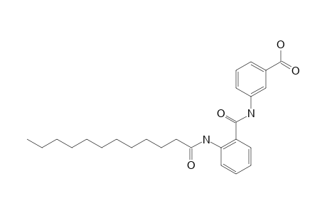 2-DODECANOYLAMINO-1-(3-CARBOXYPHENYL)-BENZAMIDE