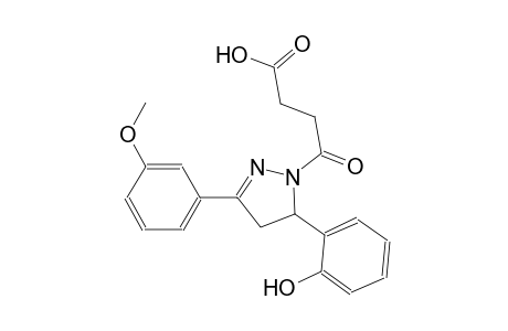1H-pyrazole-1-butanoic acid, 4,5-dihydro-5-(2-hydroxyphenyl)-3-(3-methoxyphenyl)-gamma-oxo-