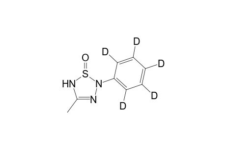 2,5-Dihydro-4-methyl-2-[2H2]phenyl-1,2,3,5-thiatriazole 1-oxide