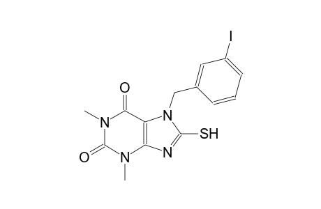 7-(3-iodobenzyl)-1,3-dimethyl-8-sulfanyl-3,7-dihydro-1H-purine-2,6-dione
