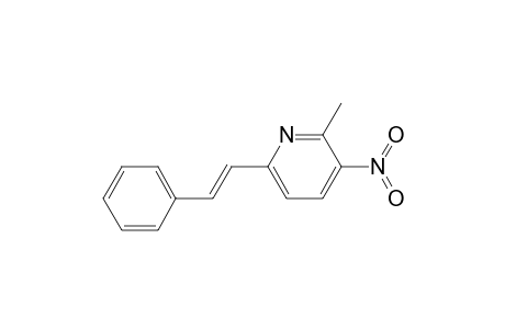 2-Methyl-3-nitro-6-[(E)-2-phenylethenyl]pyridine