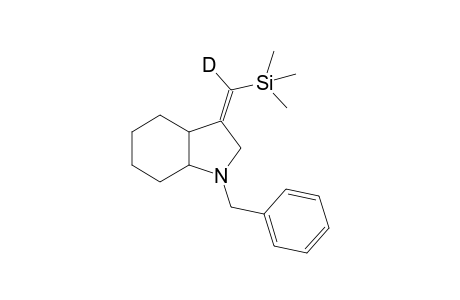 1(3aR*,7aR*)-1-Benzyl-3-((Z)-deuterio(trimethylsilyl)methyleneperhydroindole