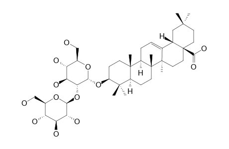 BETA-D-GLUCOPYRANOSYL-(1->2)-ALPHA-D-GLUCOPYRANOSYL-3-O-OLEANOIC-ACID