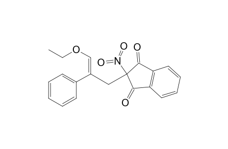 2-(3-Ethoxy-2-phenyl-2-propenyl)-2-nitro-1,3-indandione