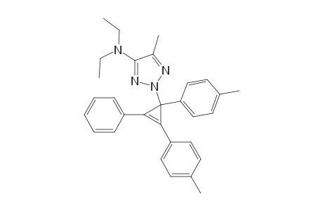 2-[1,2-bis(4-methylphenyl)-3-phenyl-2-cyclopropen-1-yl]-N,N-diethyl-5-methyl-2H-1,2,3-triazol-4-amine