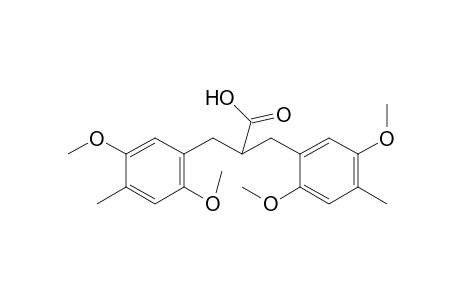 Benzenepropanoic acid, .alpha.-[(2,5-dimethoxy-4-methylphenyl)methyl]-2,5-dimethoxy-4-methyl-