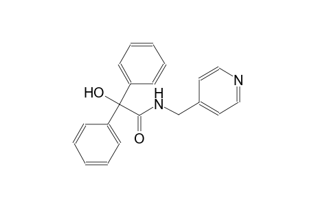 2-hydroxy-2,2-diphenyl-N-(4-pyridinylmethyl)acetamide