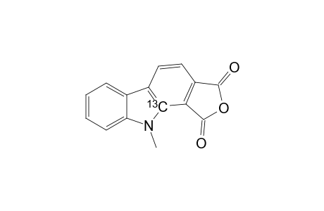 (10a-13C)-10-Methyl-10H-furo[3,4-a]carbazole-1,3-dione