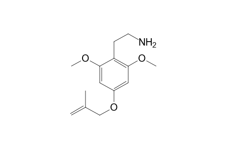 2,6-Dimethoxy-4-(2-methyl-2-propenoxy)phenethylamine