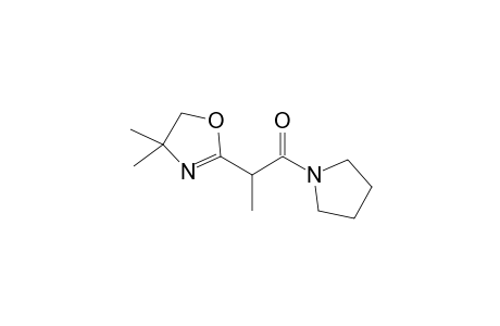 2-(4,4-dimethyl-2-oxazolin-2-yl)-1-pyrrolidino-propan-1-one