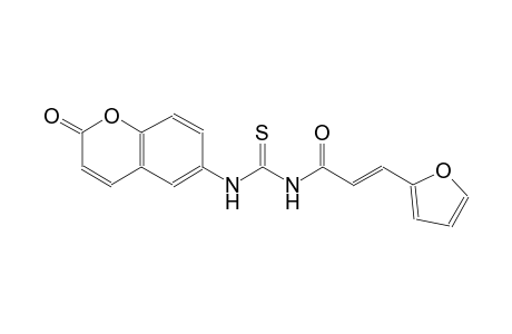 N-[(2E)-3-(2-furyl)-2-propenoyl]-N'-(2-oxo-2H-chromen-6-yl)thiourea