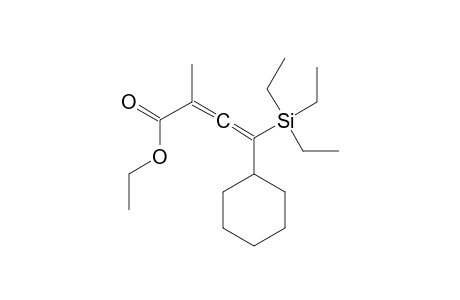 ETHYL-4-CYCLOHEXYL-2-METHYL-4-TRIETHYLSILYLBUTA-2,3-DIENOATE