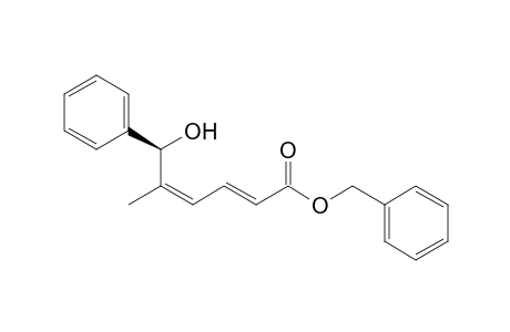 (2E,4Z,6S)-6-hydroxy-5-methyl-6-phenyl-hexa-2,4-dienoic acid benzyl ester