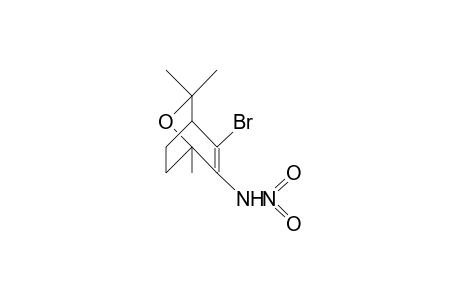 (1S,4S)-5-Bromo-1,3,3-trimethyl-N-nitro-2-oxa-bicyclo(2.2.2)oct-5-en-6-amine