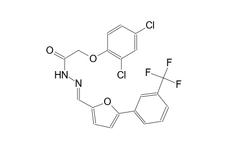 2-(2,4-dichlorophenoxy)-N'-((E)-{5-[3-(trifluoromethyl)phenyl]-2-furyl}methylidene)acetohydrazide