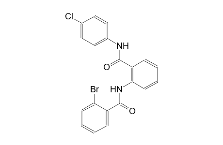 2-[(2-bromobenzoyl)amino]-N-(4-chlorophenyl)benzamide