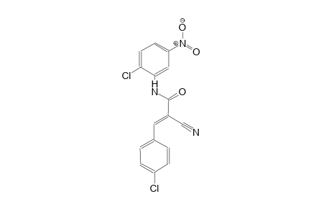 (2E)-N-(2-chloro-5-nitrophenyl)-3-(4-chlorophenyl)-2-cyano-2-propenamide