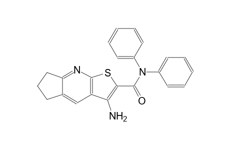 3-amino-N,N-diphenyl-6,7-dihydro-5H-cyclopenta[b]thieno[3,2-e]pyridine-2-carboxamide