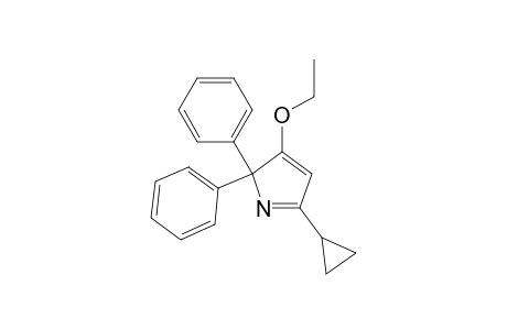 3-Ethoxy-2,2-diphenyl-5-cyclopropyl-2H-pyrrole