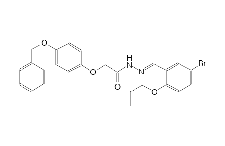 acetic acid, [4-(phenylmethoxy)phenoxy]-, 2-[(E)-(5-bromo-2-propoxyphenyl)methylidene]hydrazide