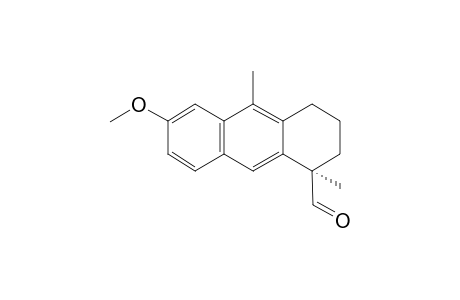 (1R)-6-methoxy-1,10-dimethyl-3,4-dihydro-2H-anthracene-1-carbaldehyde