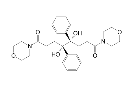 (+-)-1,8-Di(morpholino)-4,5-dihydroxy-4,5-diphenyloctane-1,8-dione