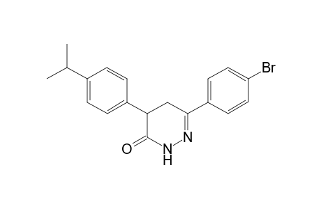 6-(4-bromophenyl)-4-(4-isopropylphenyl)-4,5-dihydropyridazin-3(2H)-one