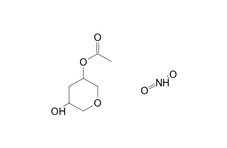 Acetic acid, 5-hydroxy-4-nitrotetrahydropyran-3-yl ester