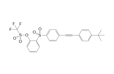 2-{4-[(4-tert-Butylphenyl)ethynyl]phenylsulfonyl}phenyl trifluoromethanesulfonate