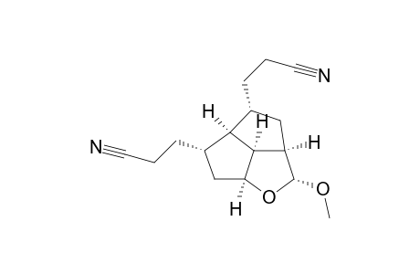2H-Pentaleno[1,6-bc]furan-4,5-dipropanenitrile, octahydro-2-methoxy-, (2.alpha.,2a.alpha.,4.alpha.,4a.alpha.,5.alpha.,6a.alpha.,6b.alpha.)-
