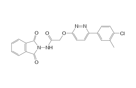2-((6-(4-Chloro-3-methylphenyl)pyridazin-3-yl)oxy)-N-(1,3-dioxoisoindolin-2-yl)acetamide
