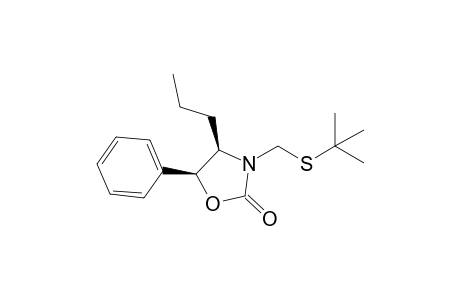 cis-3-tert-Butylthiomethyl-4-propyl-5-phenyl-2-oxazolidinone
