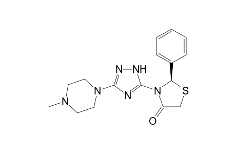 (R)-3-[3-(4-Methylpiperazin-1-yl)-1H-1,2,4-triazol-5-yl]-2-phenyl-1,3-thiazolidin-4-one
