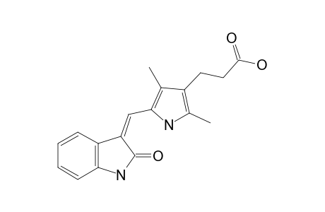 (Z)-3-[(3,5-DIMETHYL-4-(2-CARBOXYETHYL)-1H-PYRROL-2-YL)-METHYLIDENYL]-INDOLIN-2-ONE