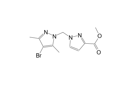 methyl 1-[(4-bromo-3,5-dimethyl-1H-pyrazol-1-yl)methyl]-1H-pyrazole-3-carboxylate