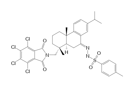 N,N-(TETRACHLOROPHTHALOYL)-DEHYDRO-ABIETYLAMINE-PARA-TOSYL-HYDRAZONE