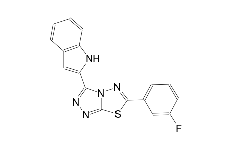 1H-indole, 2-[6-(3-fluorophenyl)[1,2,4]triazolo[3,4-b][1,3,4]thiadiazol-3-yl]-