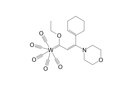 (3E)-4-(Cyclohex-1-enyl)-2-ethoxy-4-morpholino-1-pentacarbonyltungsta-1,3-butadiene