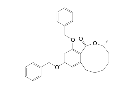(3R)-10,12-dibenzoxy-3-methyl-3,4,5,6,7,8-hexahydro-2-benzoxecin-1-one