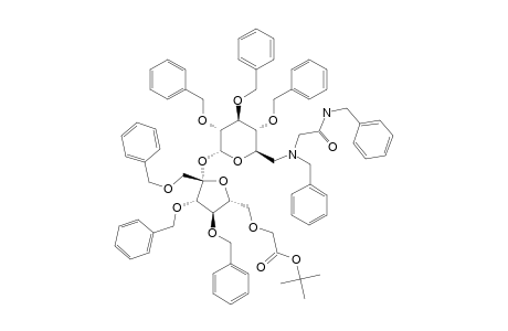 N-(2-BENZYLAMINO-2-OXOETHYL)-N-BENZYL-6-AMINO-6-DEOXY-1',2,3,3',4,4'-HEXA-O-BENZYL-6'-O-(2-TERT.-BUTOXY-2-OXOETHYL)-SUCROSE