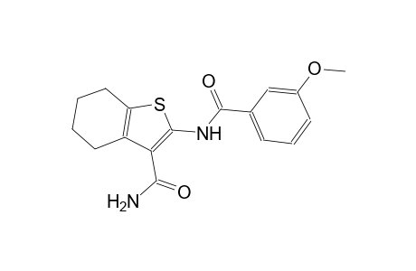 2-[(3-methoxybenzoyl)amino]-4,5,6,7-tetrahydro-1-benzothiophene-3-carboxamide
