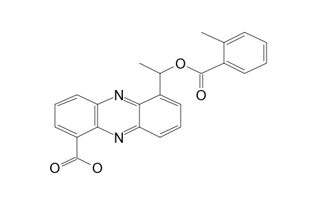 6-(1-[(2-Methylbenzoyl)oxy]ethyl)-1-phenazinecarboxylic acid