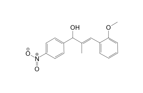 (2E)-3-(2-Methoxyphenyl)-2-methyl-1-(4-nitrophenyl)prop-2-en-1-ol