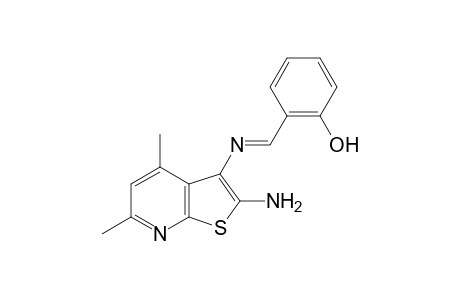 Phenol, 2-[[(2-amino-4,6-dimethylthieno[2,3-b]pyridin-3-yl)imino]methyl]-